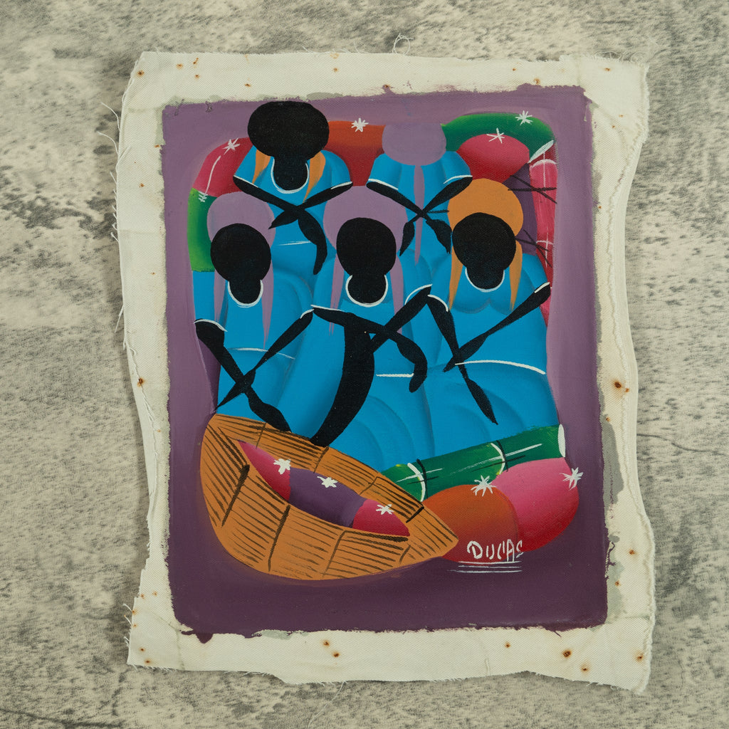 Haitian Painting Harbor Hues