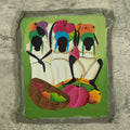 Haitian Painting Verdant Vendors