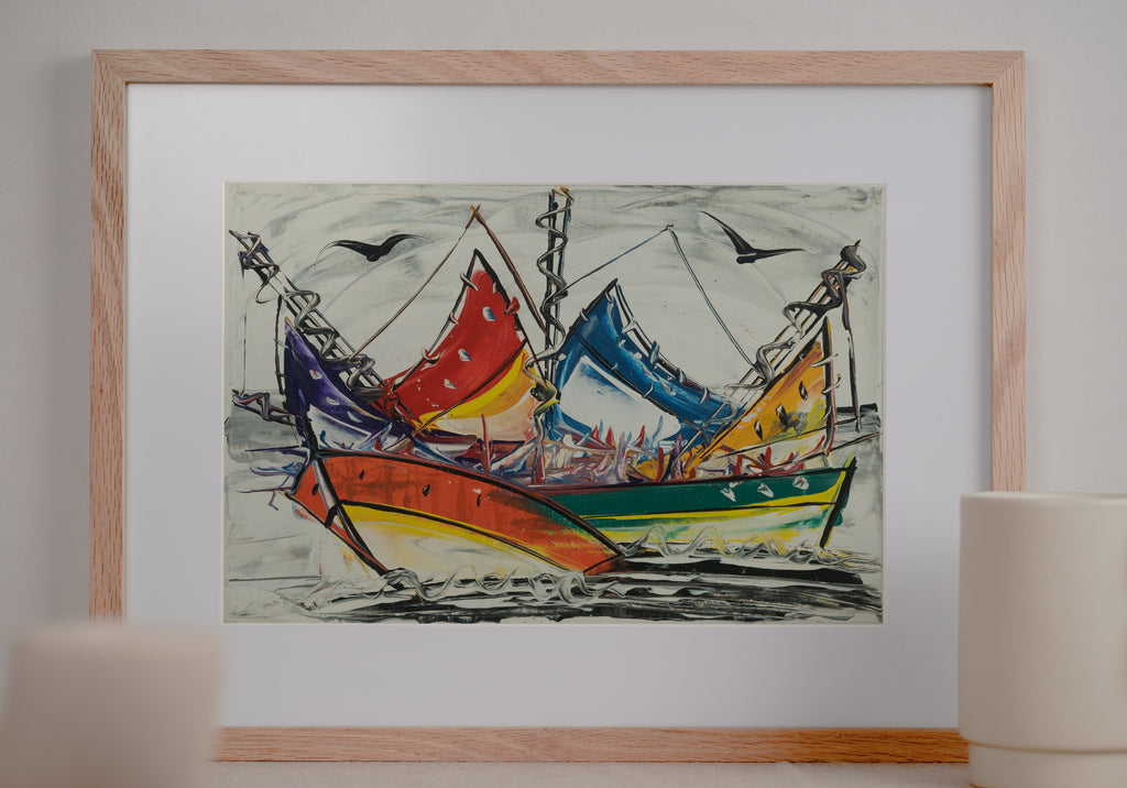 Haitian Painting Voyage of Colors