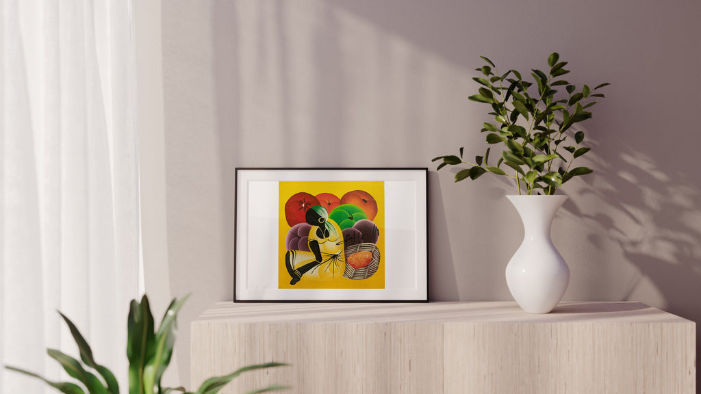 Haitian Painting Fruitful Repose