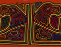 Traditional Orange And Chartruse Parrot Bird Mola