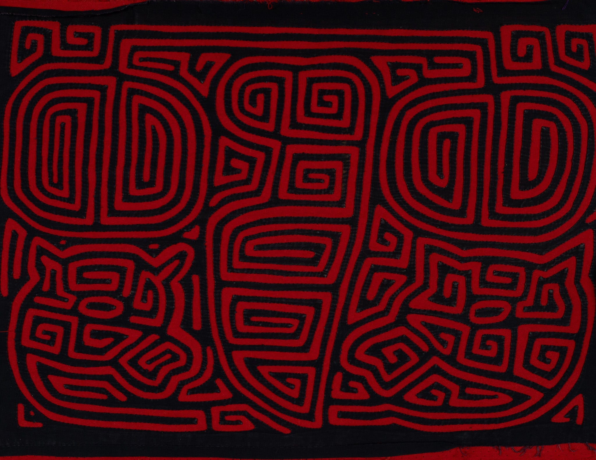 Black And Red Machete And Dog Mola