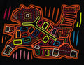 Neon Orange Psychedelic Puppy Dog Mola