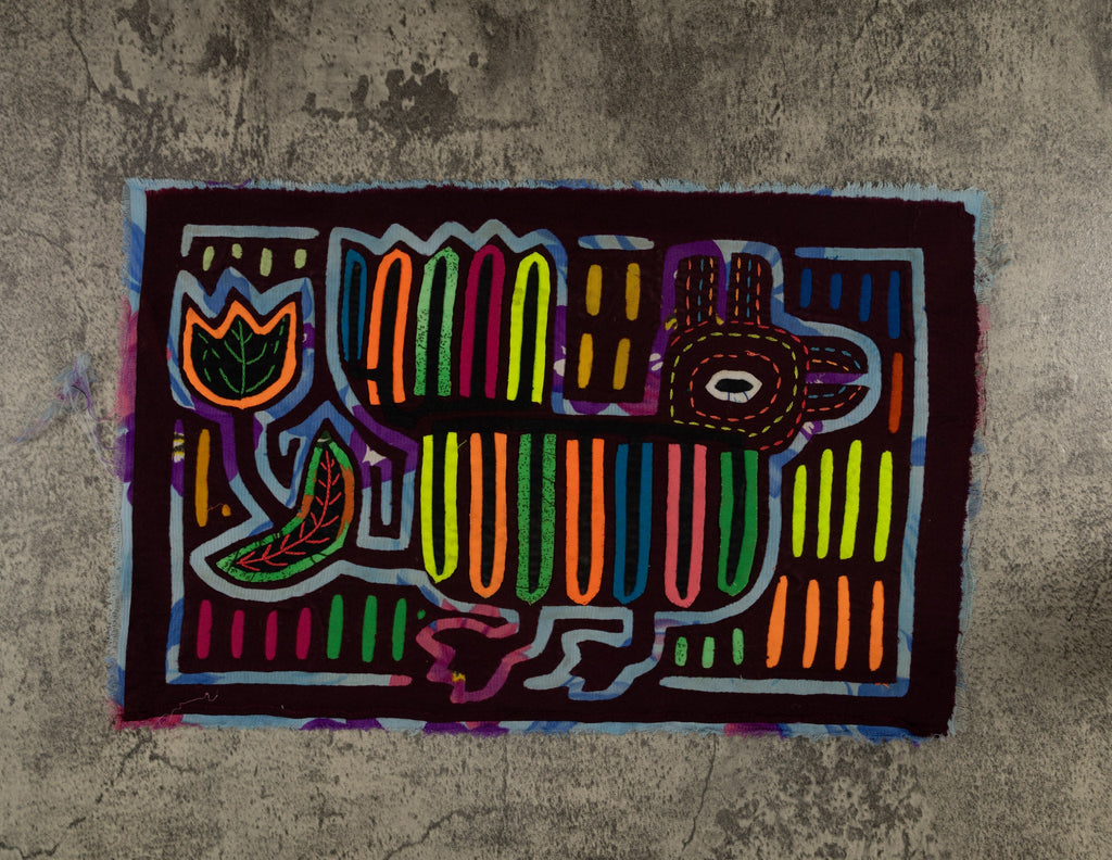 Vintage Maroon King Of The Jungle Mola