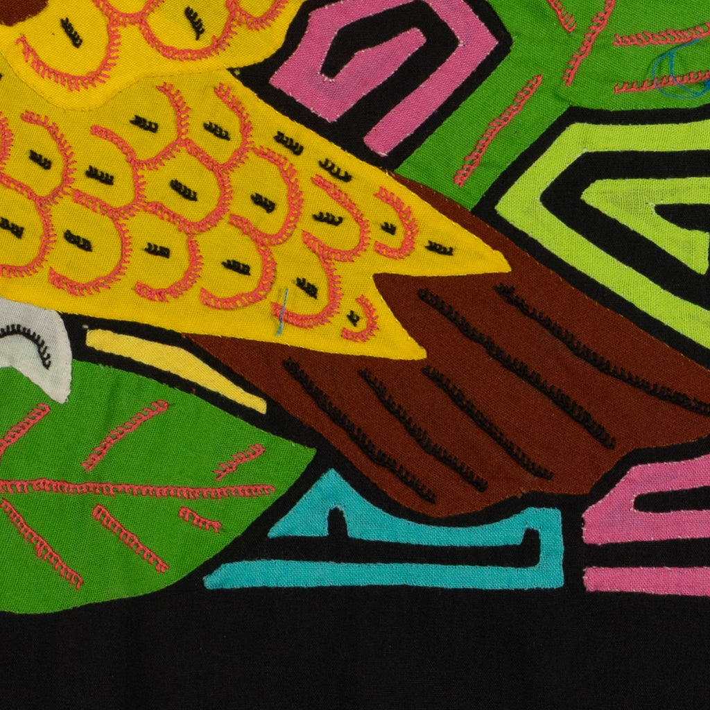 Fantasy Yellow And Brown Jungle Bird Mola