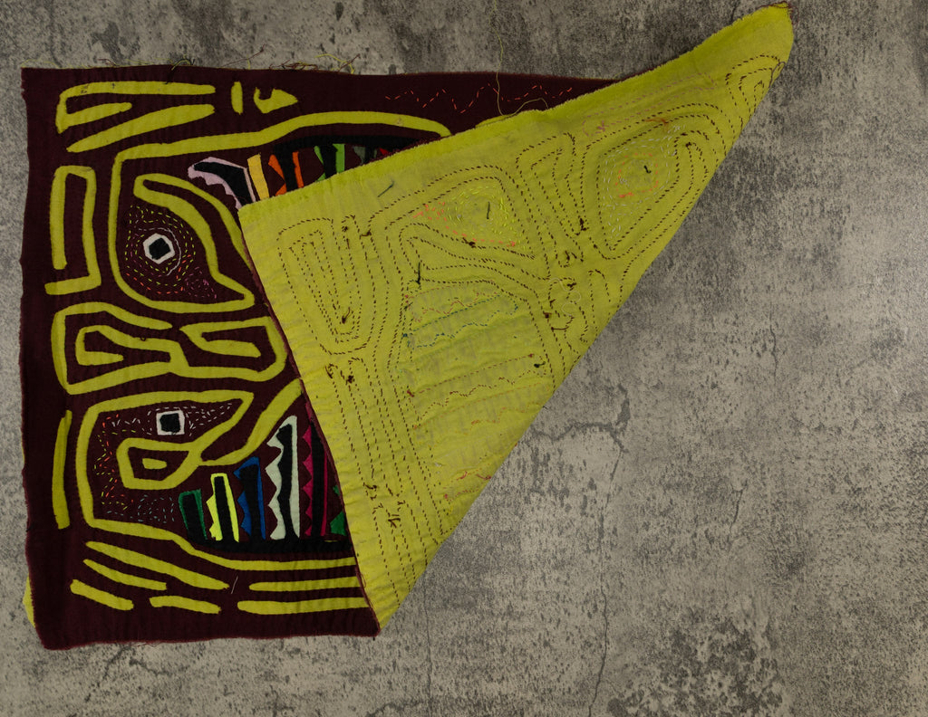 Maroon And Chartruce Weird Bird Mola