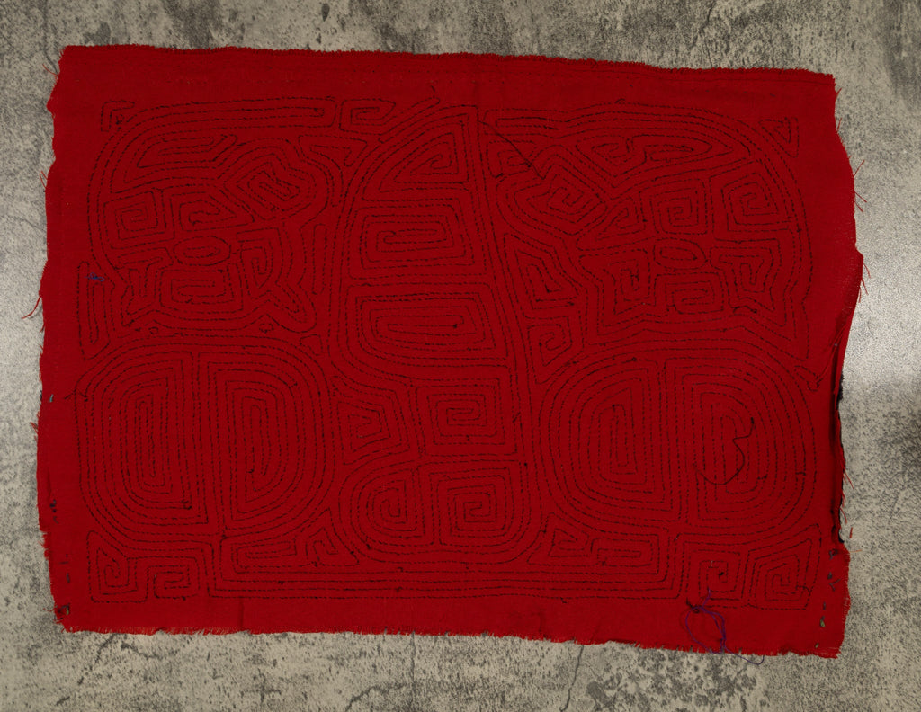 Black And Red Machete And Dog Mola