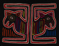 Classic Black Red And White Puppy Dog Mola