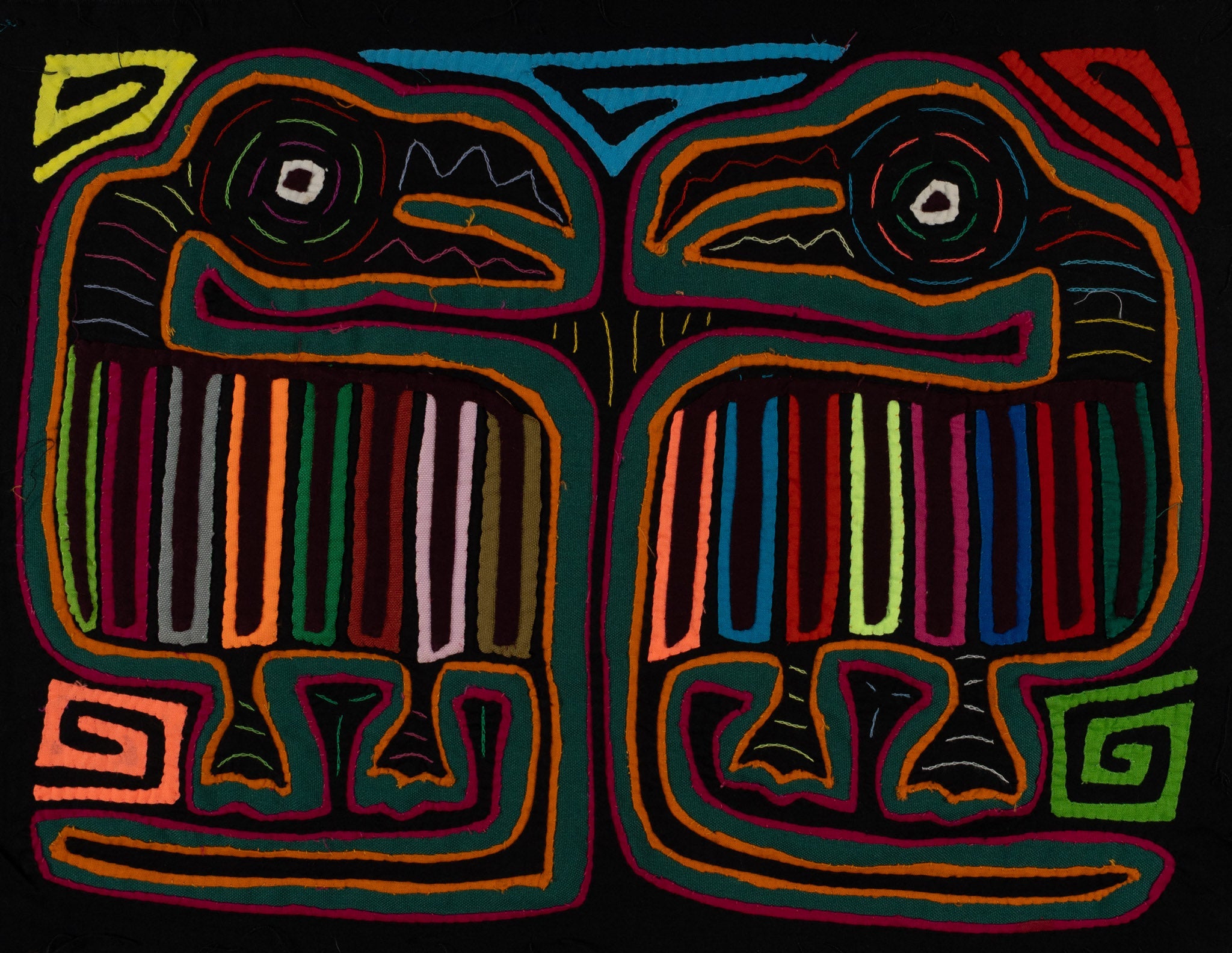 Classic Rainbow Colors Buzzard Bird Mola