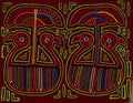 Traditional Multi-Color Duck Under Mushroom Mola