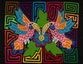 Fantasy Pink And Blue Two Hummingbird Mola