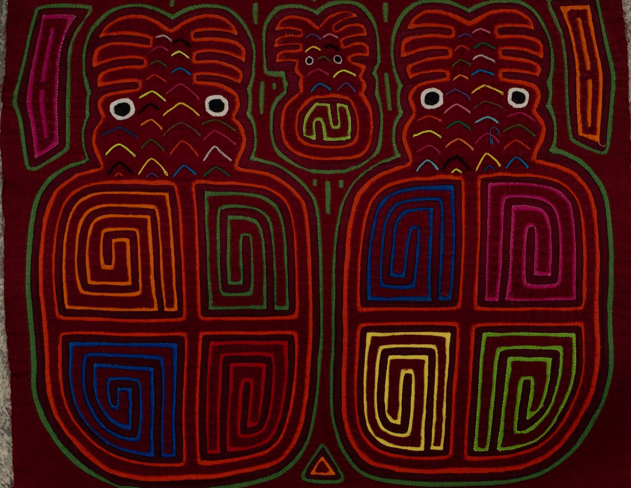 Classic Maroon Orange And Green ET Outer Space Mola