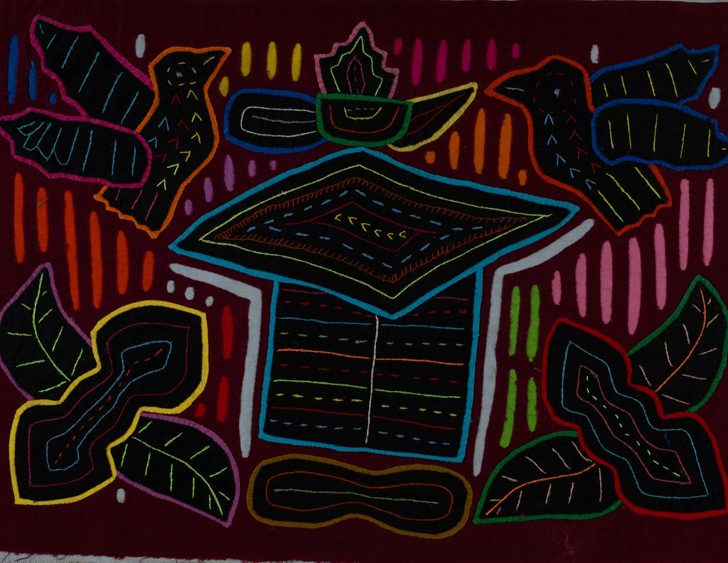 Burgundy Square Graduation Hat Mola