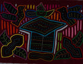 Burgundy Square Graduation Hat Mola