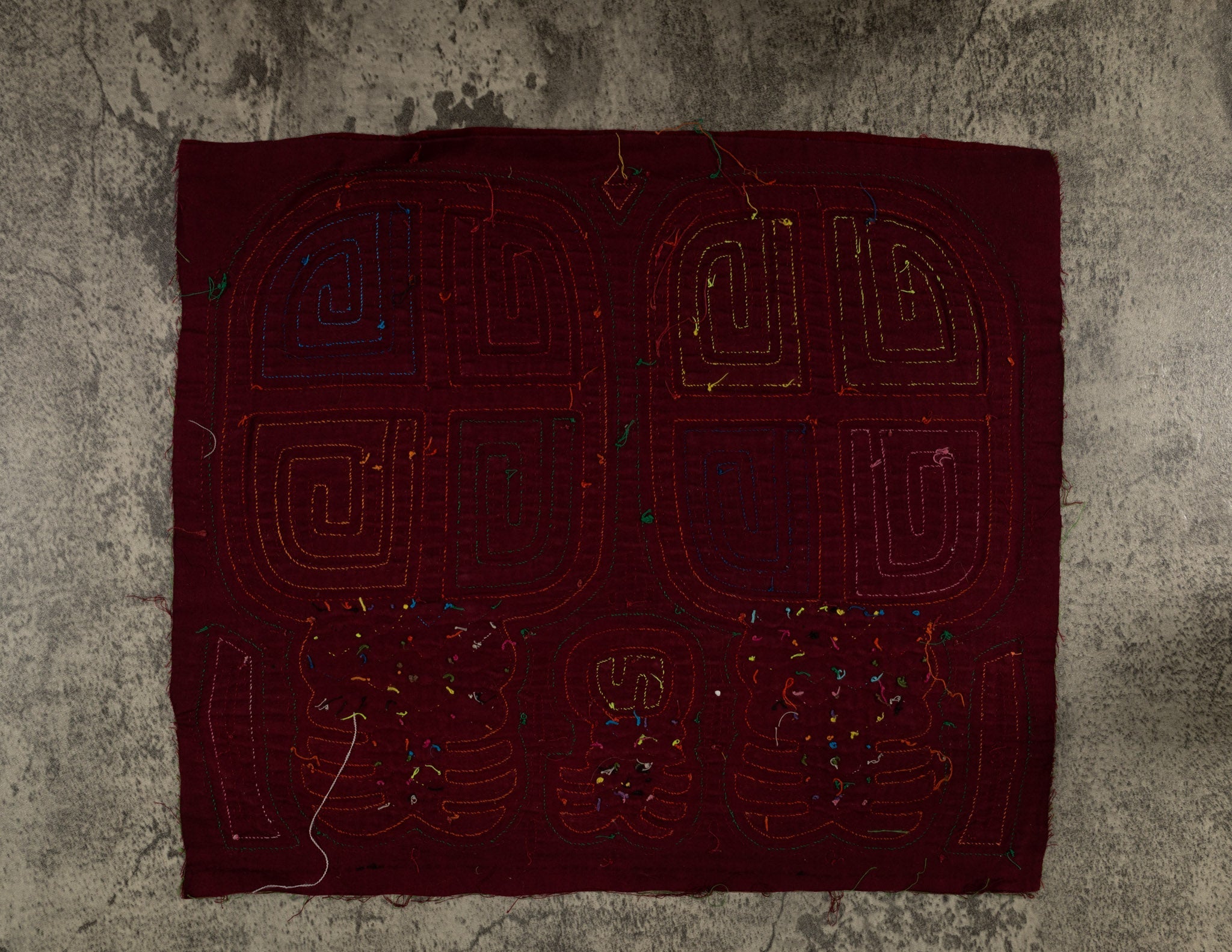 Classic Maroon Orange And Green ET Outer Space Mola