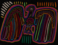Rainbow Colors Anden Condor Bird Mola