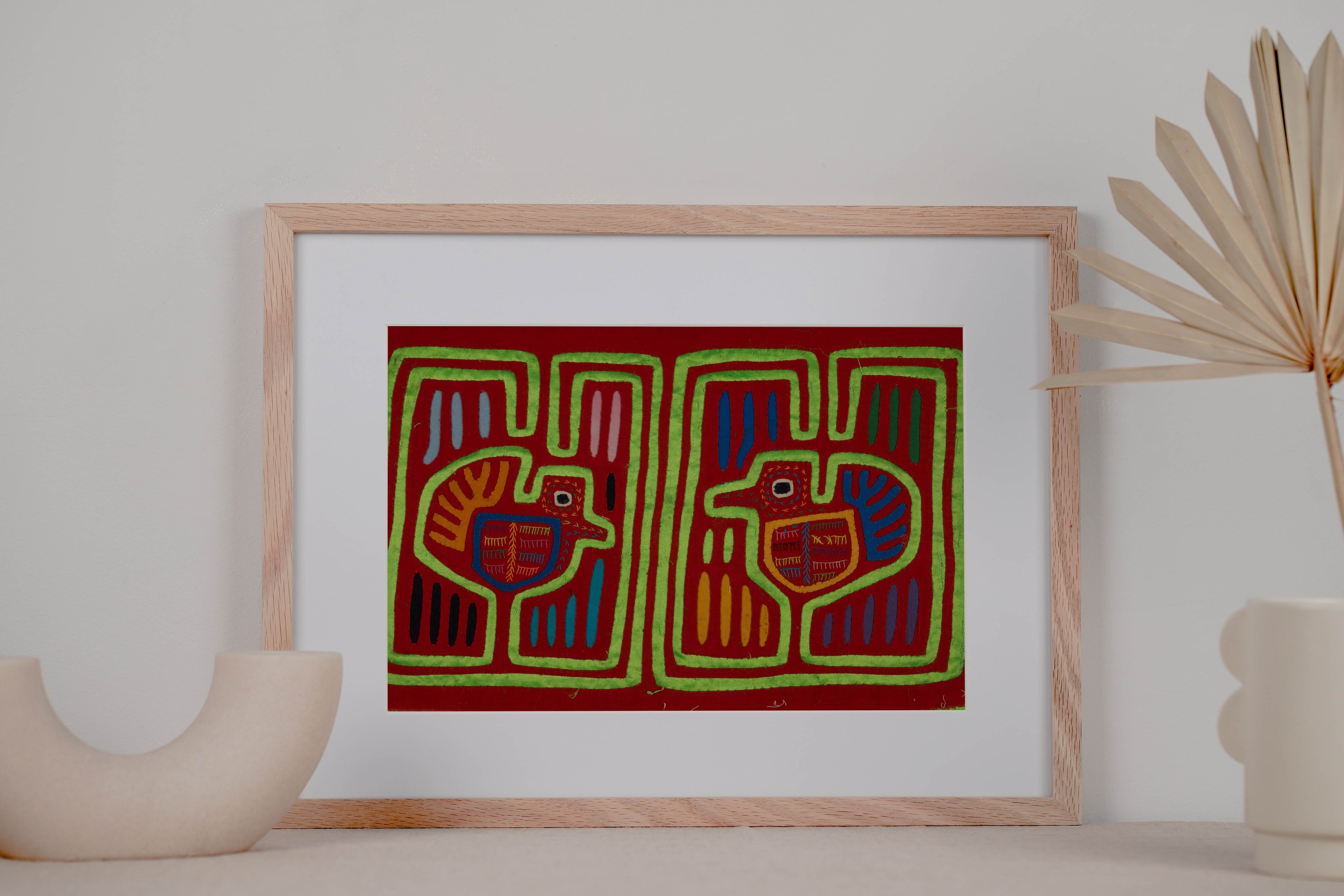Traditional Red And Green Tweety Bird Mola