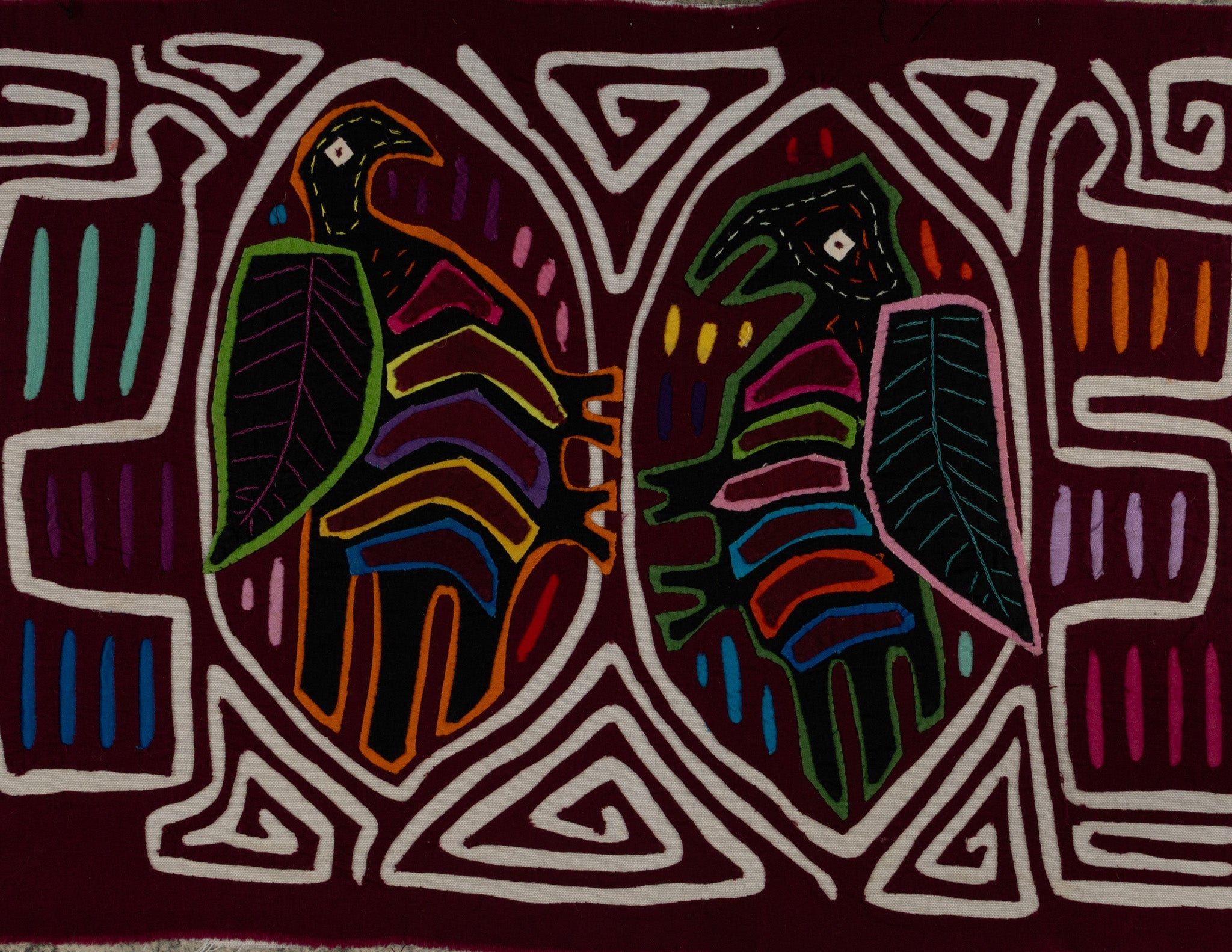 Classic Burgundy And White Buzzard Bird Mola
