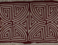Vintage Burgundy And White Classic Design Mola