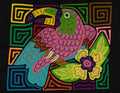 Fantasy Pink And Blue Toucan Parrot Bird Mola