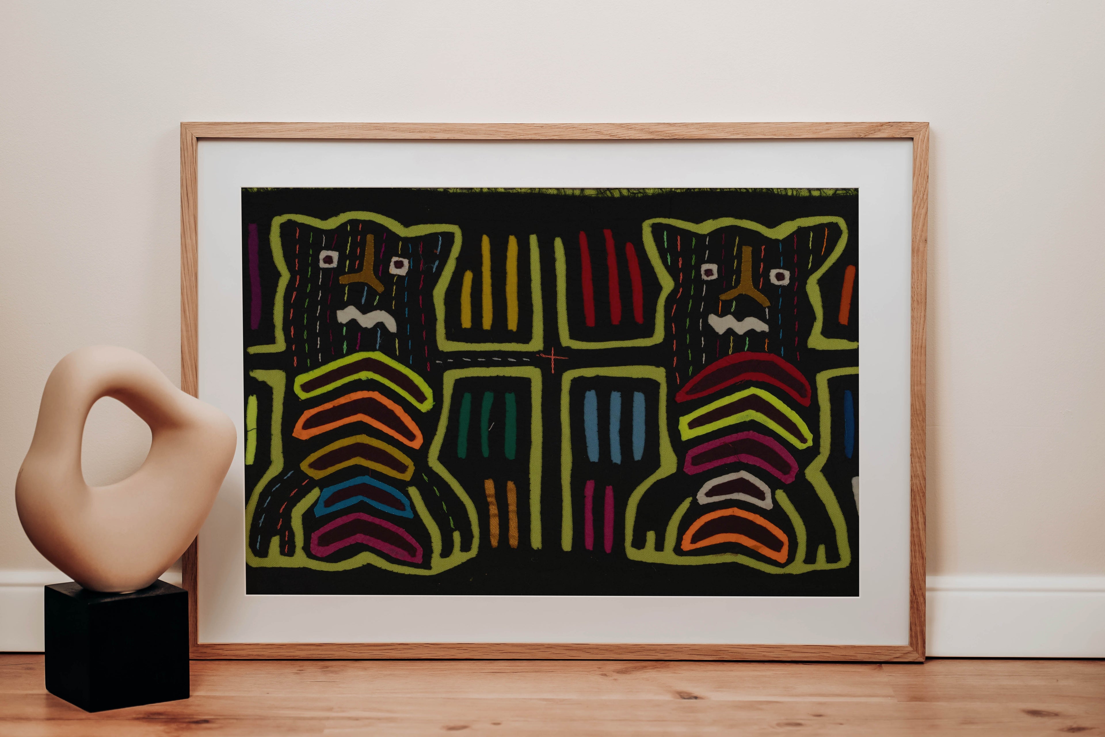 Traditional Black And Chartruce Weird Buddy Mola