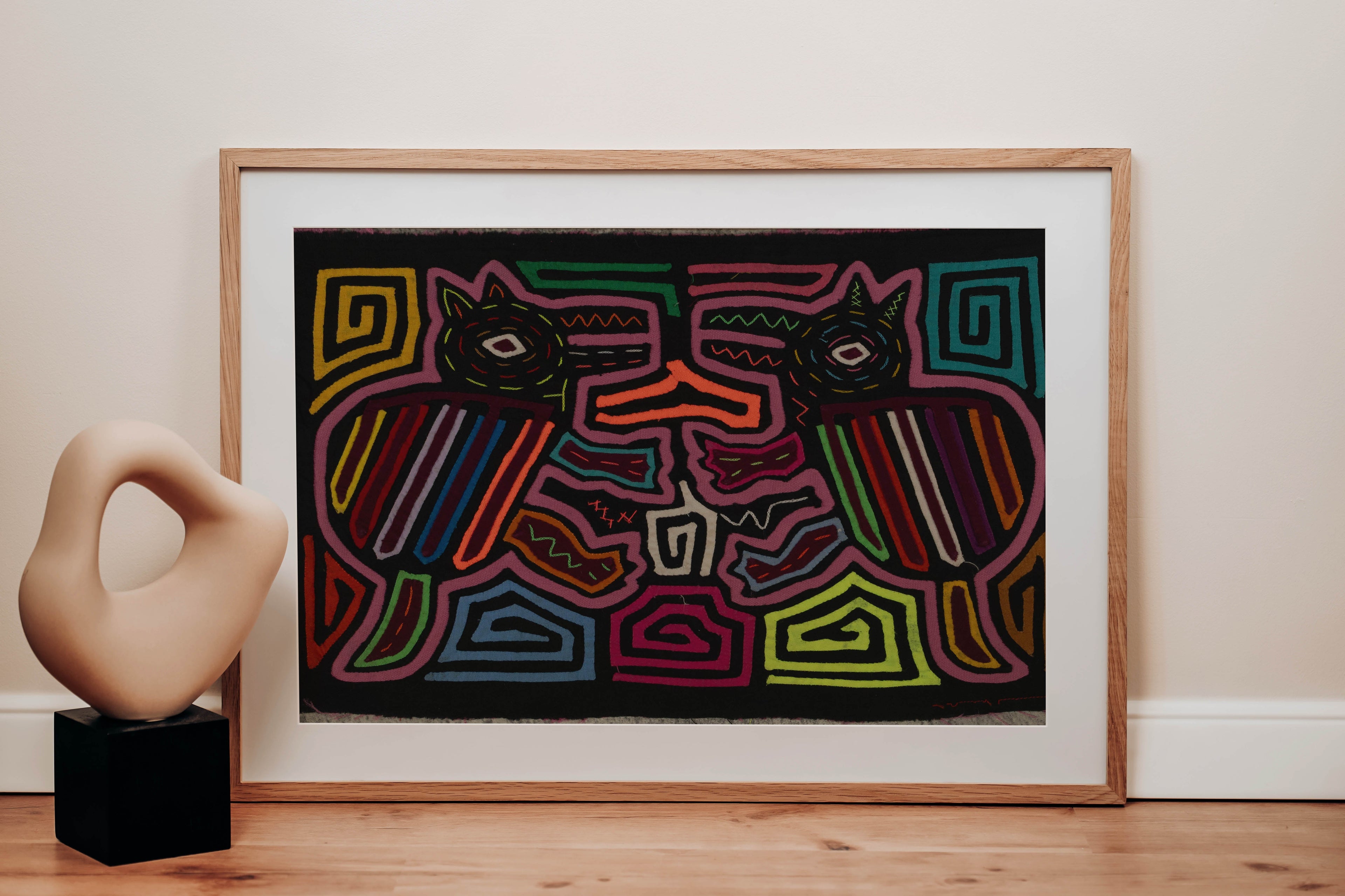 Traditional Kangaroo Fight Mola