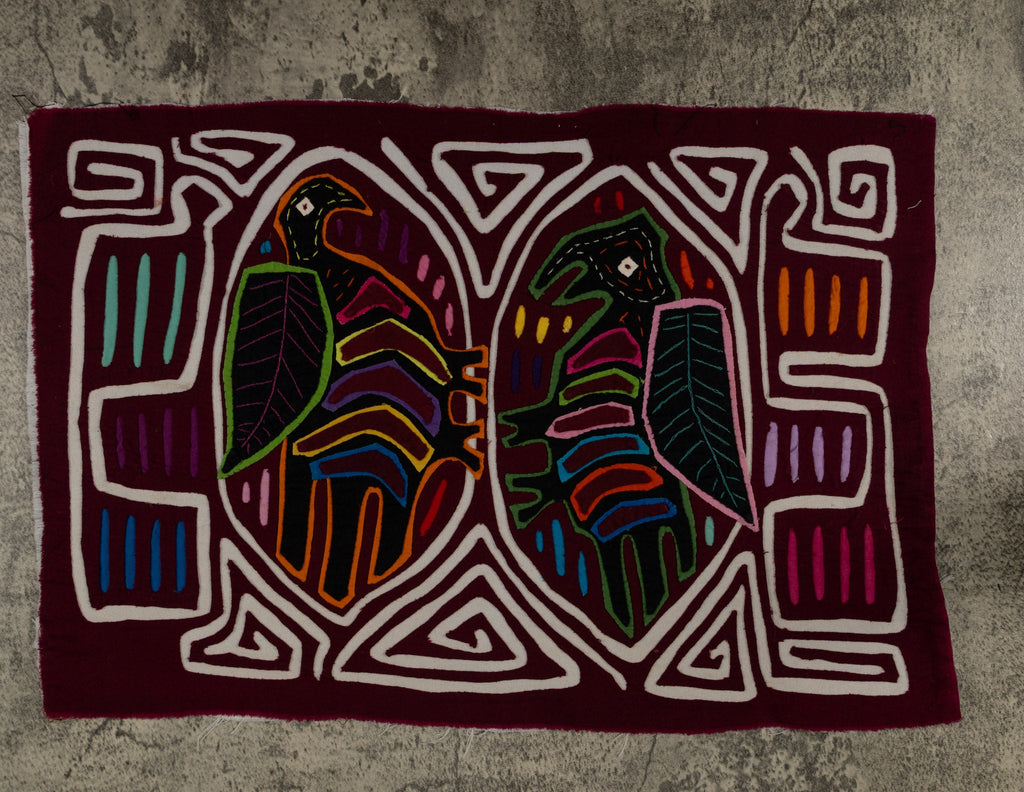 Classic Burgundy And White Buzzard Bird Mola