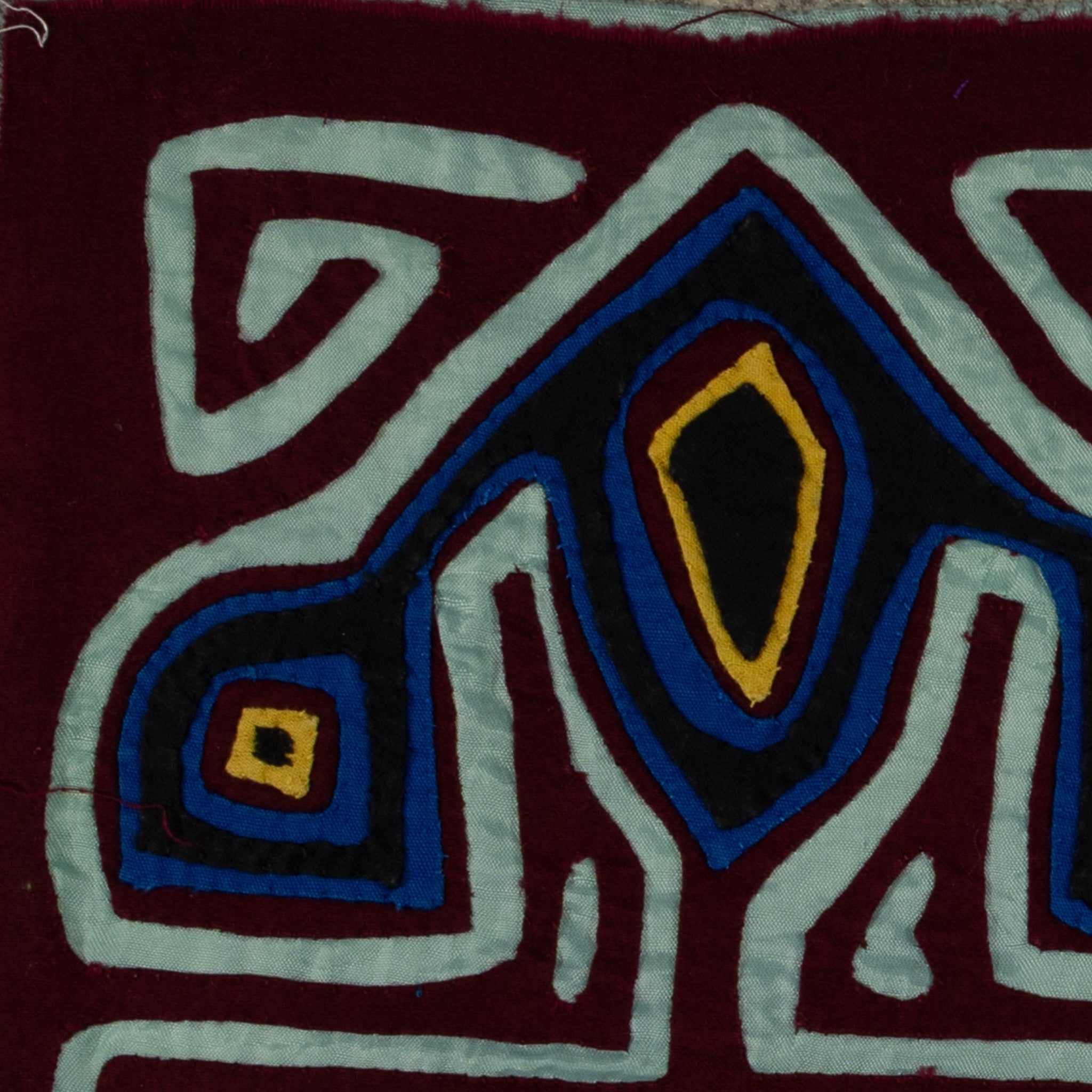 Classic Burgundy And Blue Fish Mola