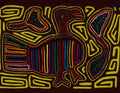 Traditional Multi-Color Goose Bird Mola