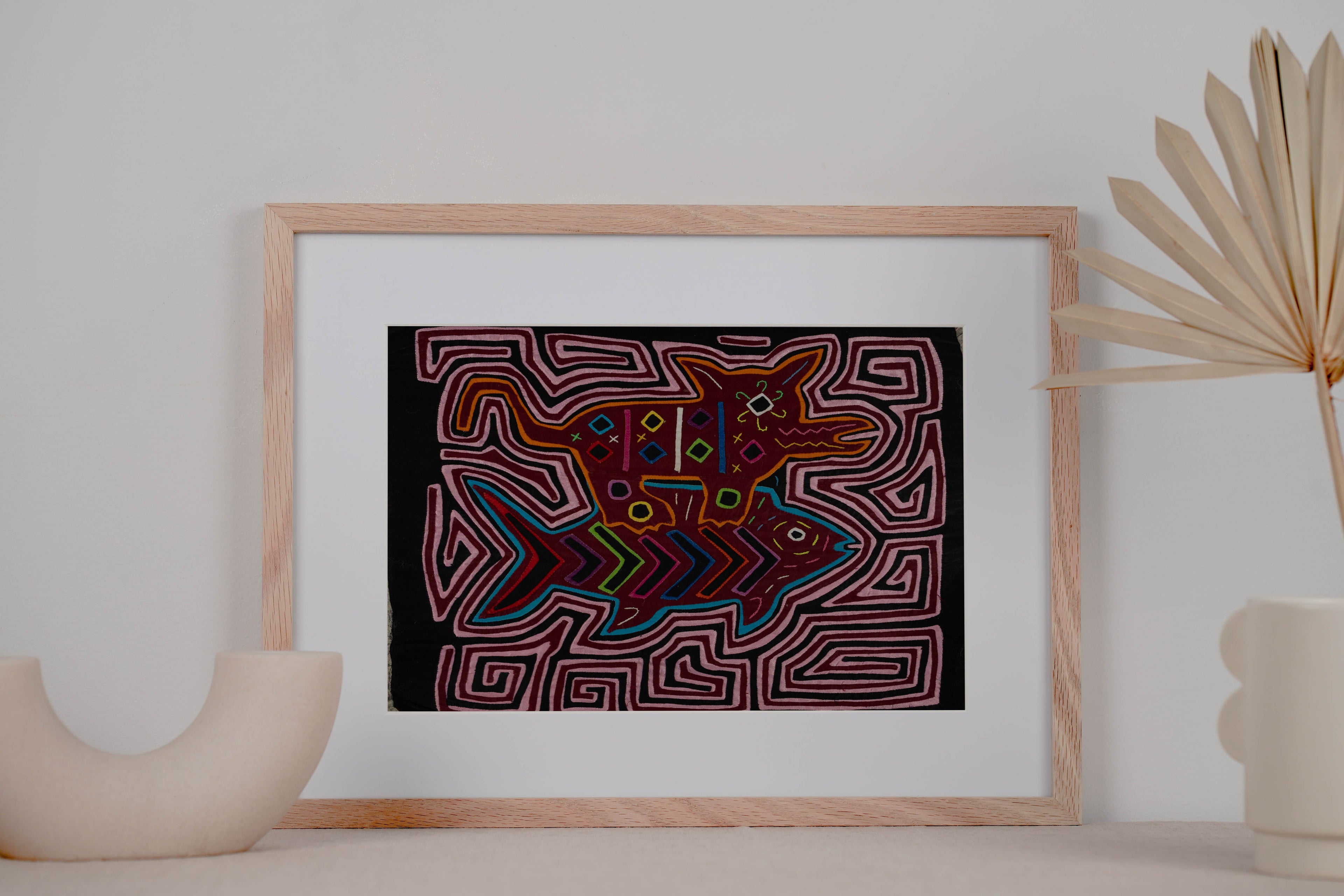 Traditional Multi-Color Master Fisherman Mola