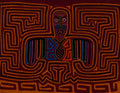 Vintage Orange And Maroon Necktie Mola