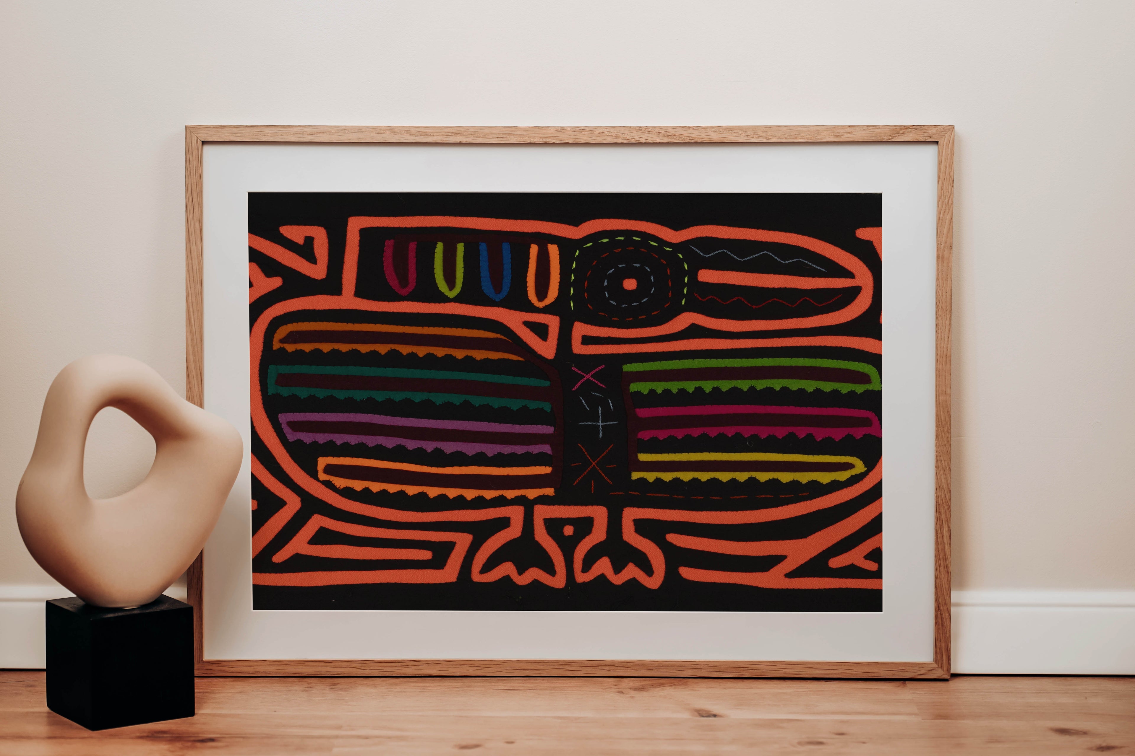 Classic Neon Orange Thunderbird Mola
