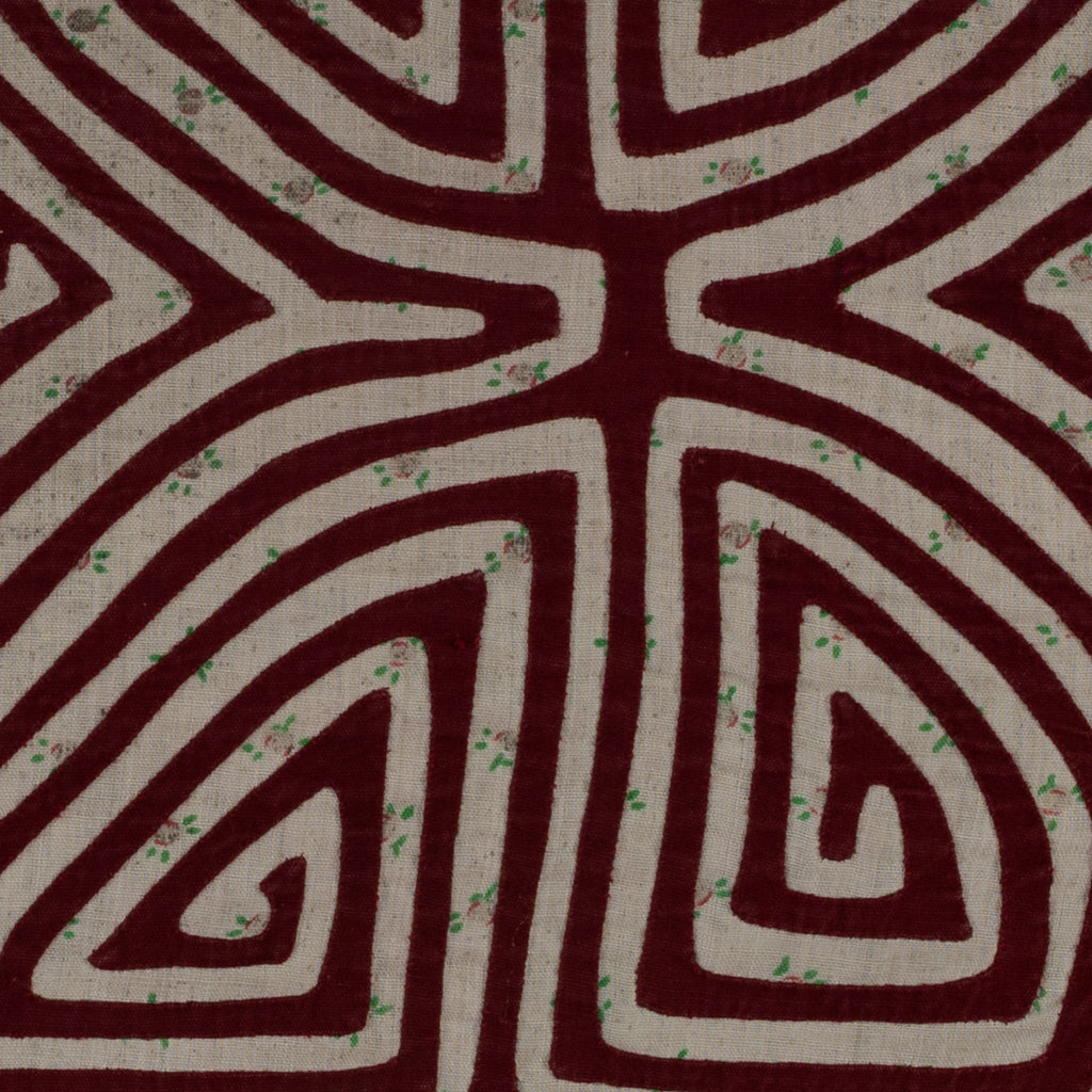 Vintage Burgundy And White Classic Design Mola