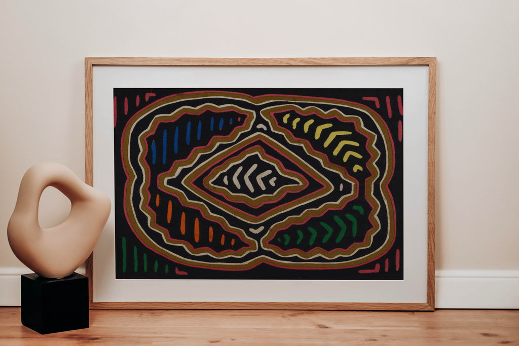 Traditional Multi-Color Classic Design Mola