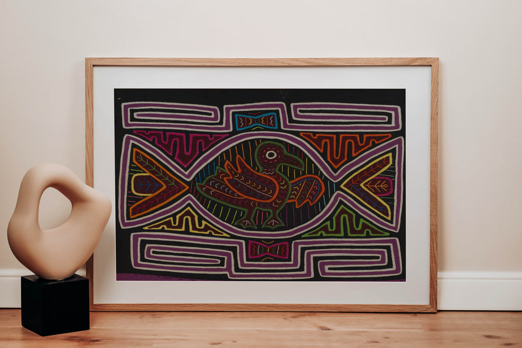 Traditional Multi-Color Fledgling Bird Mola