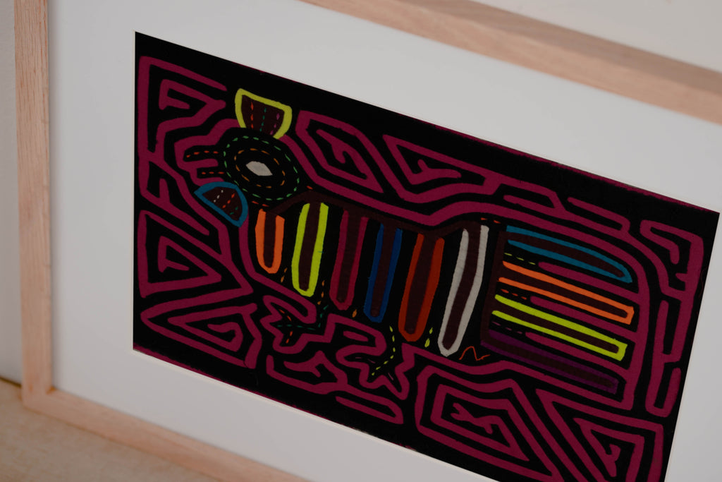 Classic Black And Pink Jungle Bird Mola