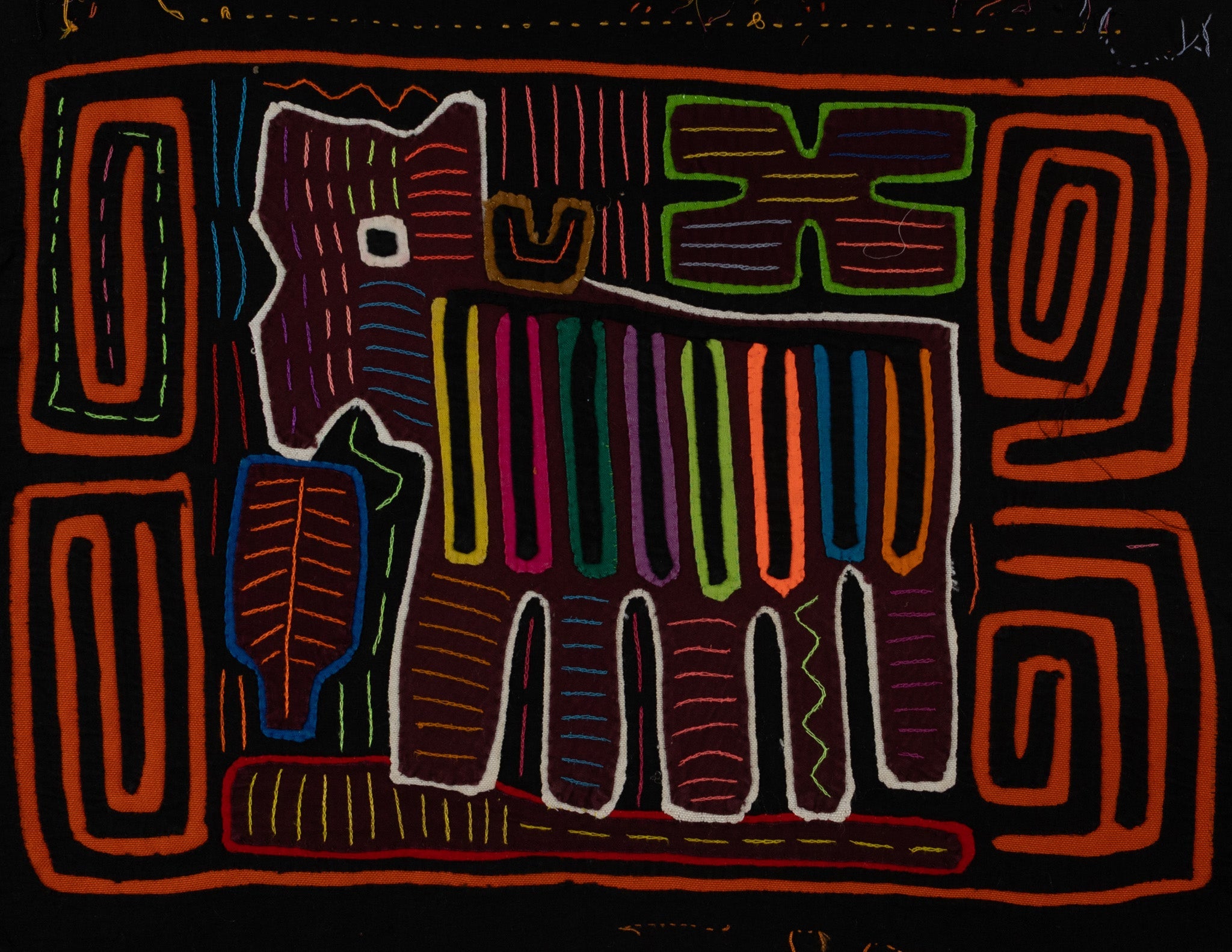 Classic Black And Orange Lonely Puppy Dog Mola