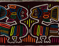 Burgundy And Silver Fish Head Mola