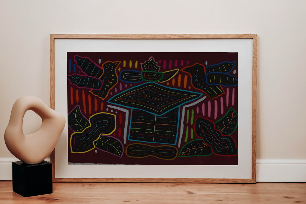 Burgundy Square Graduation Hat Mola