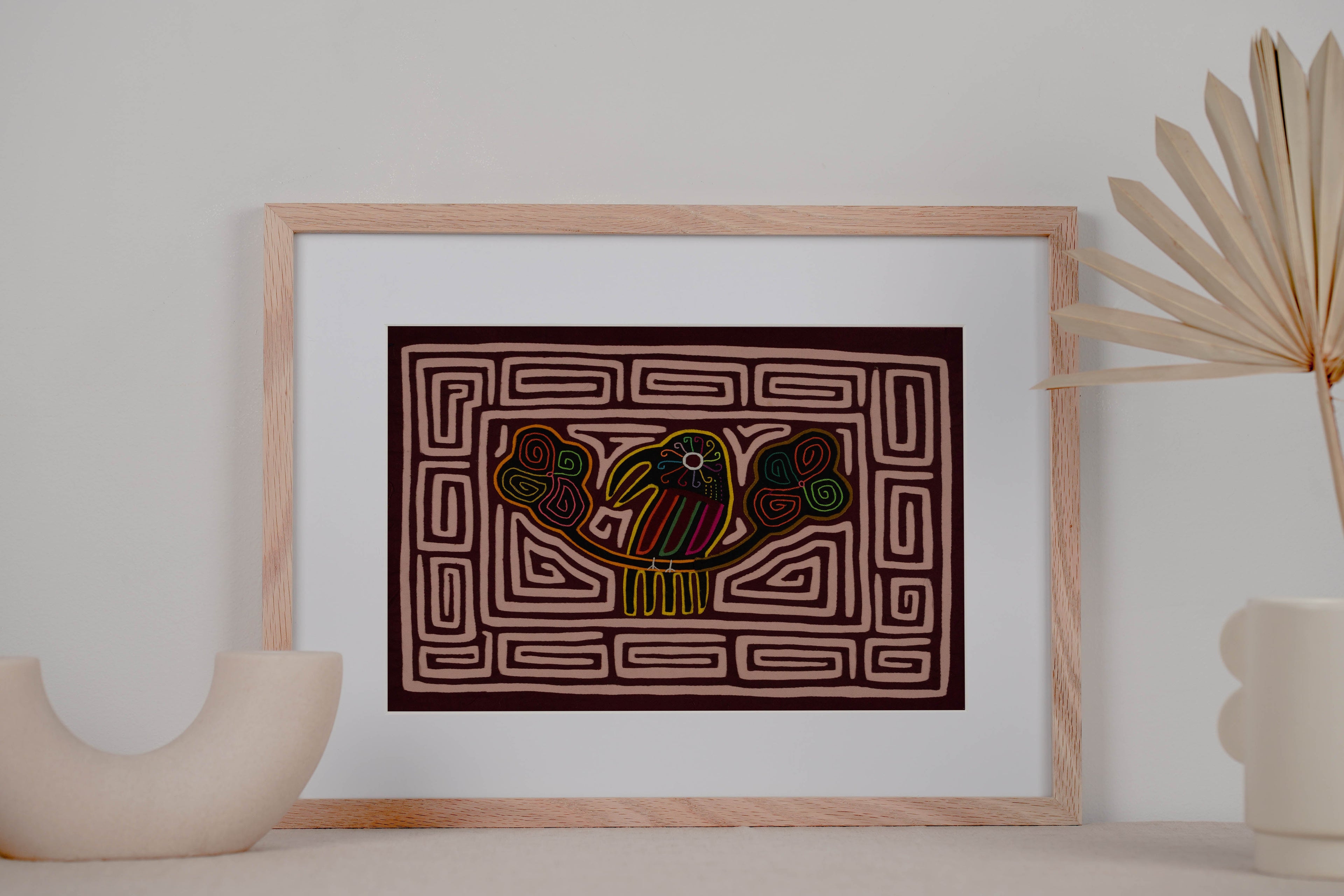 Traditional Greek Key Bird Mola