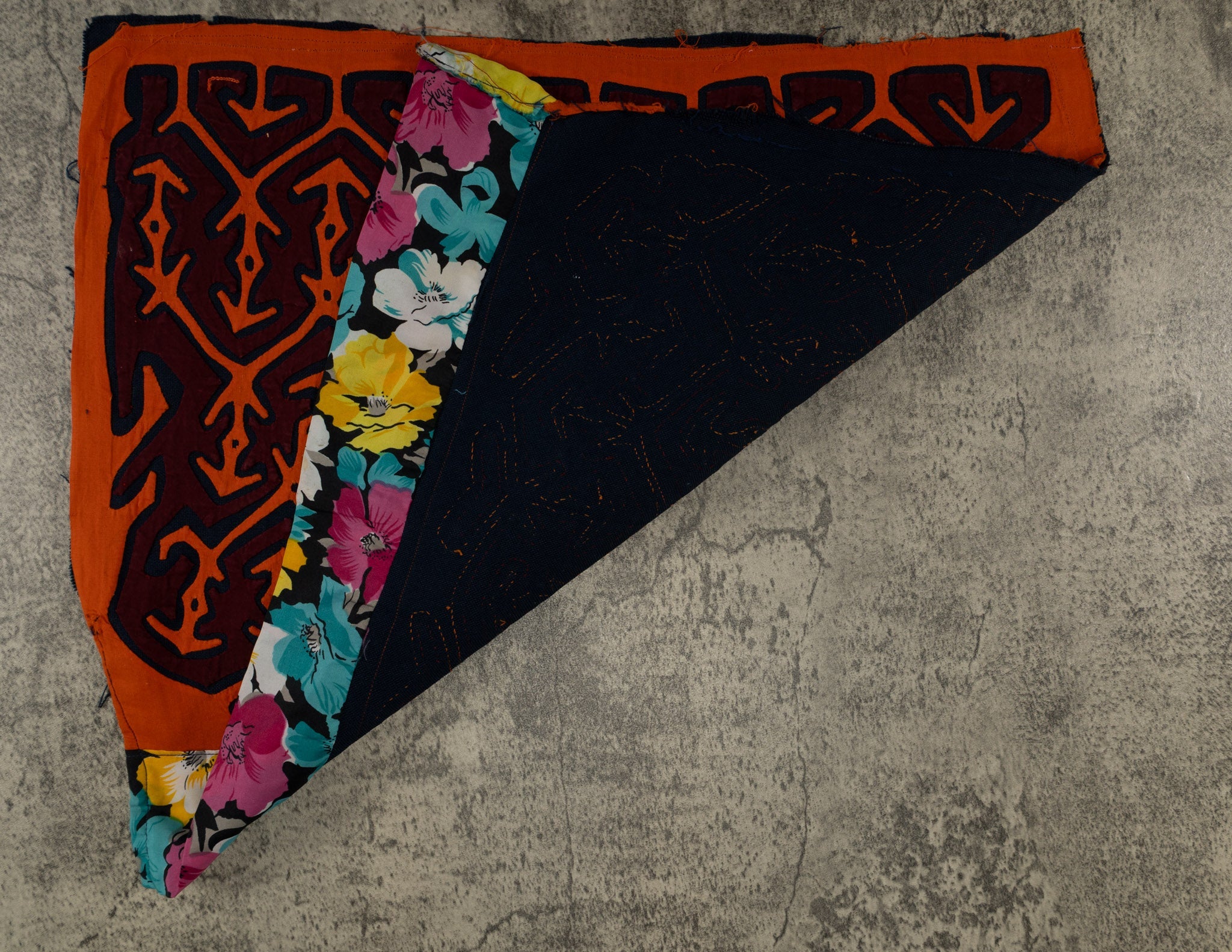 Classic Design Orange Former Blouse Mola (Copy)