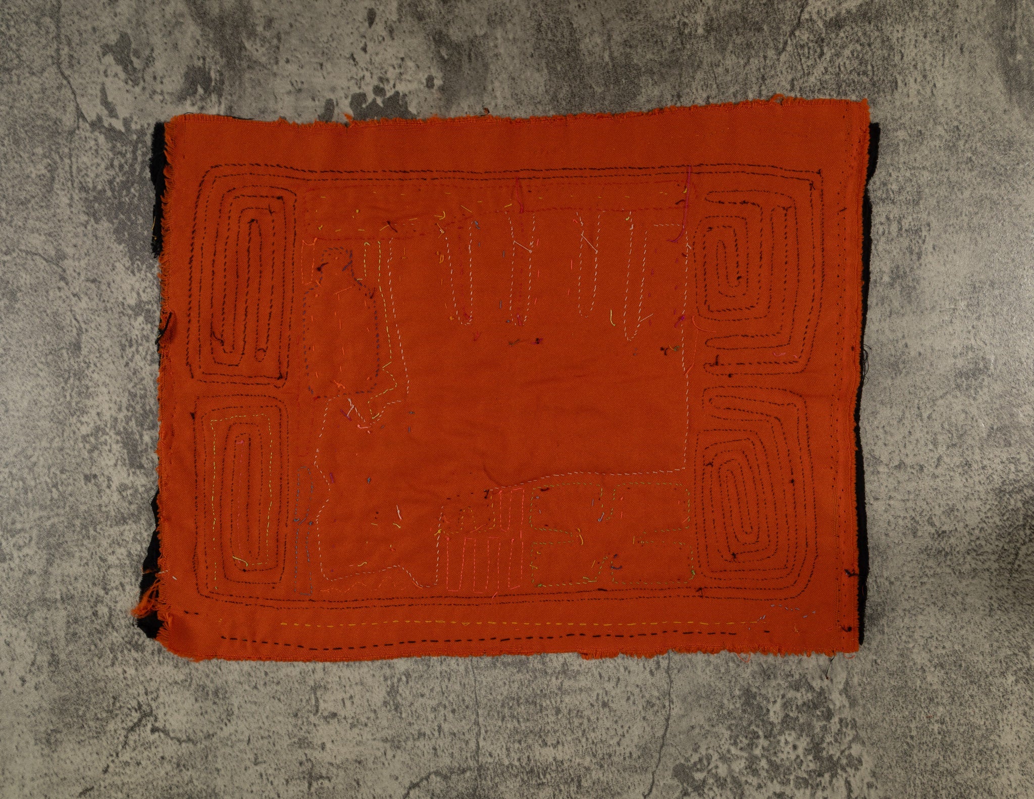 Classic Black And Orange Lonely Puppy Dog Mola