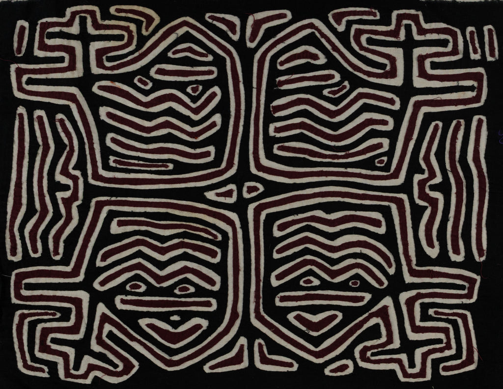 Black White And Maroon Classic Design Mola