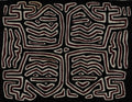 Black White And Maroon Classic Design Mola