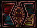 Black And Pink Damaged Classic Design Mola