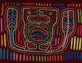 Traditional Burgundy And White Optical Illusion Crab Mola