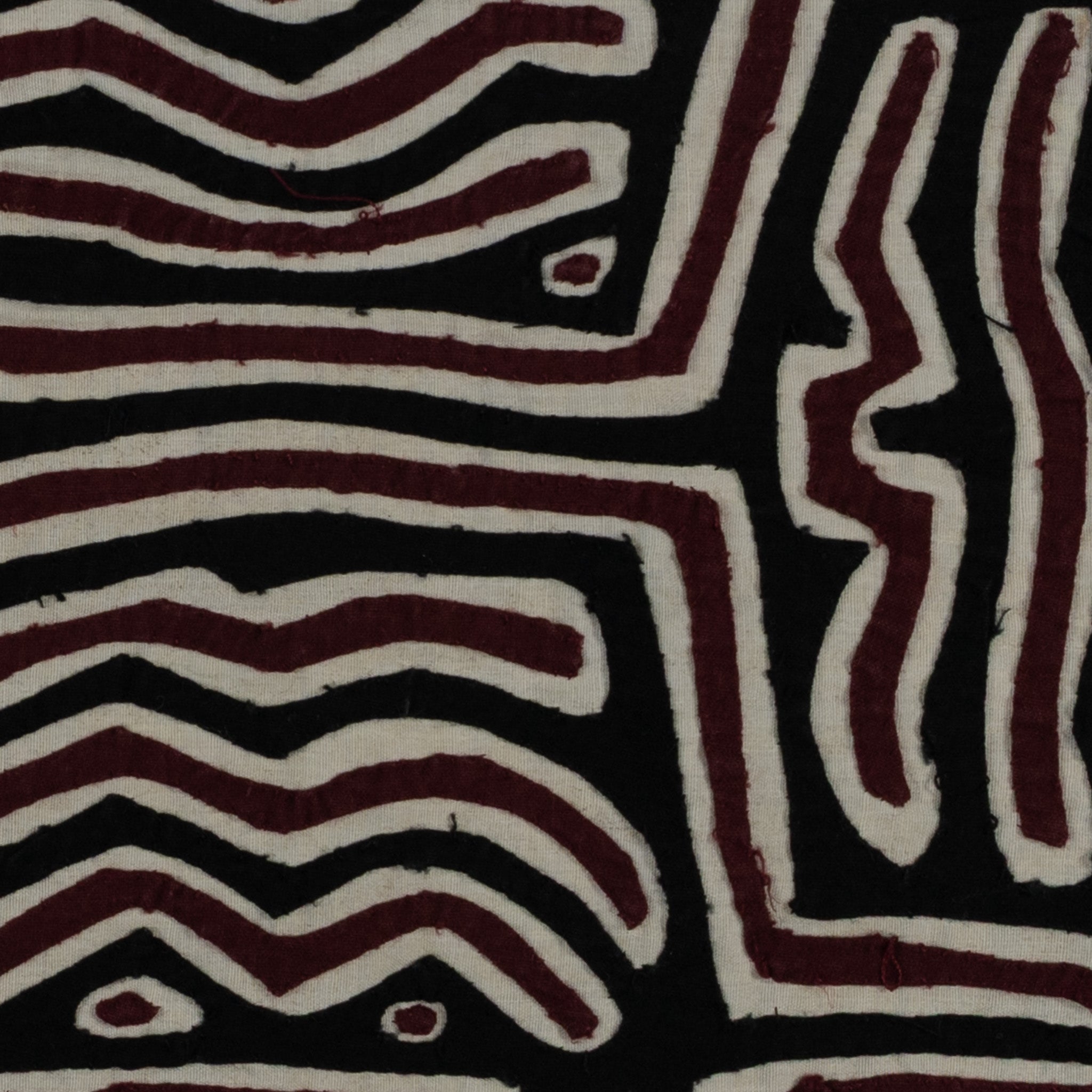 Black White And Maroon Classic Design Mola