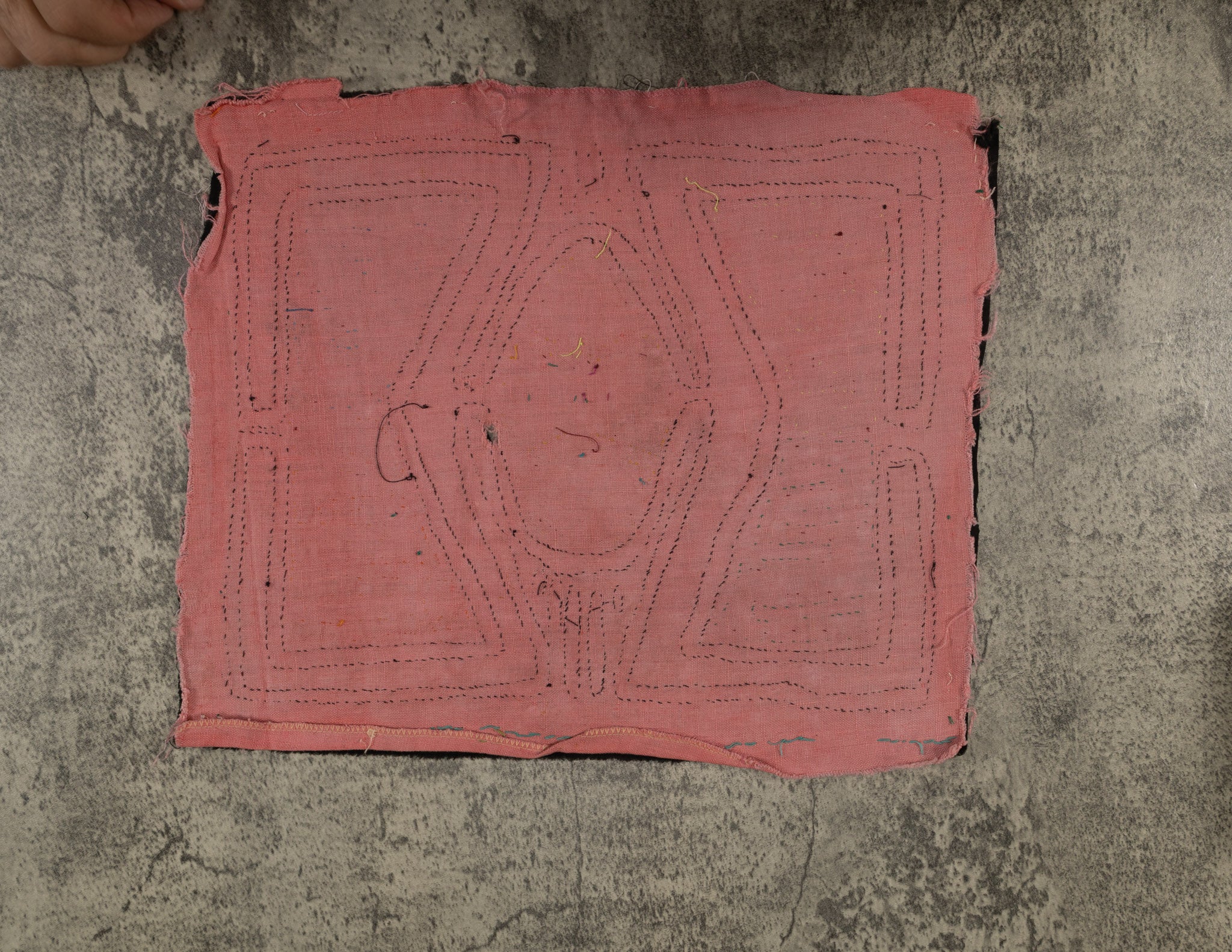 Black And Pink Damaged Classic Design Mola