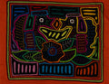 Rainbow Colors Lovebird Mola