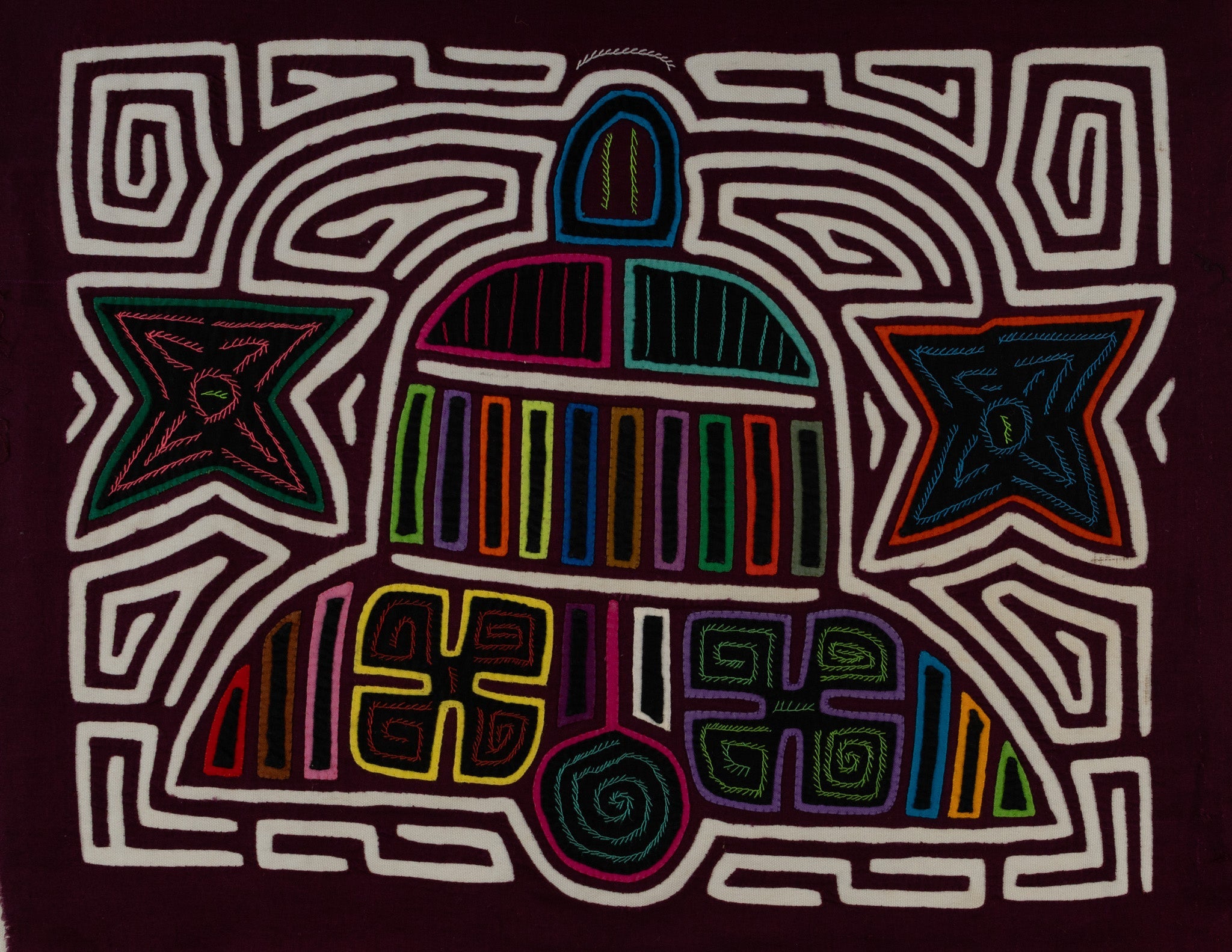 Maroon And White Christmas Church Bell Mola